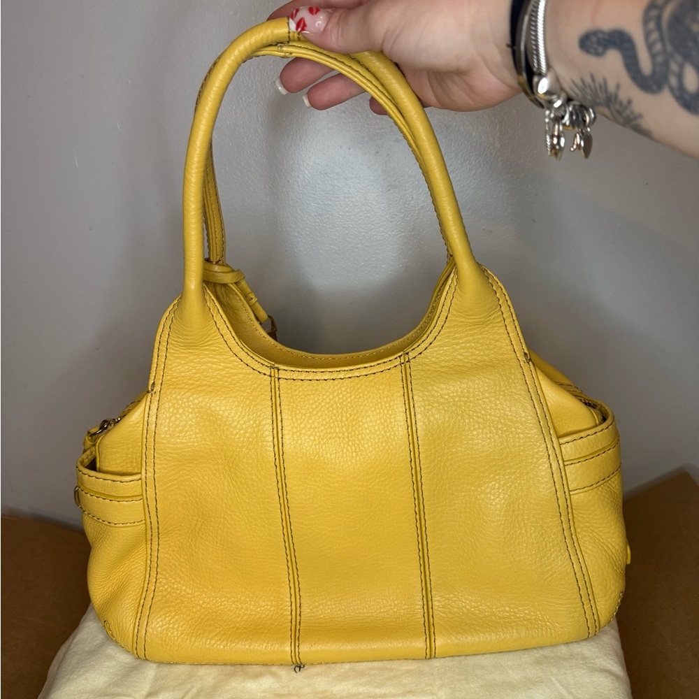 Cole Haan Vibrant Yellow Shoulder Bag - Picture 3 of 6